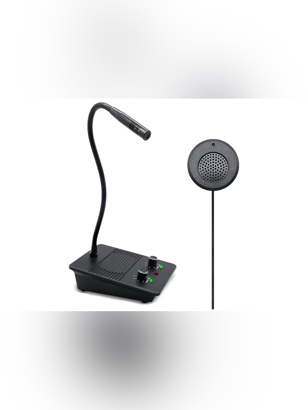 Window Speaker Intercom System Dual Way Anti-Interference Intercommunication Mic